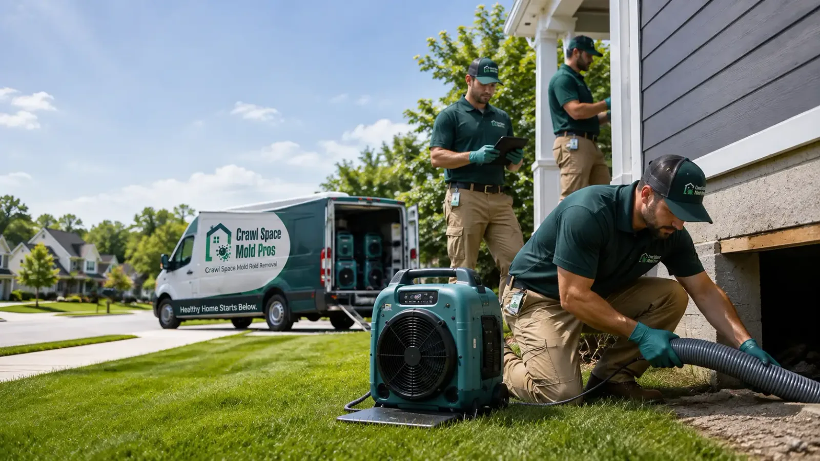 Crawl Space Mold Removal in Randall, MN